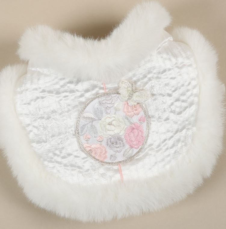 Floral Embroidered Vest Pet Hanbok