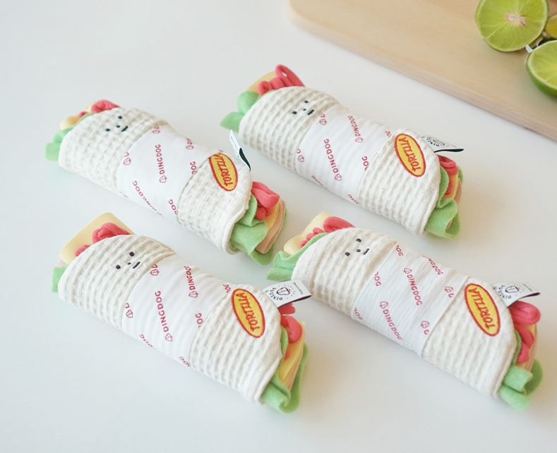 Tortilla Wrap Snuffle Dog Toy
