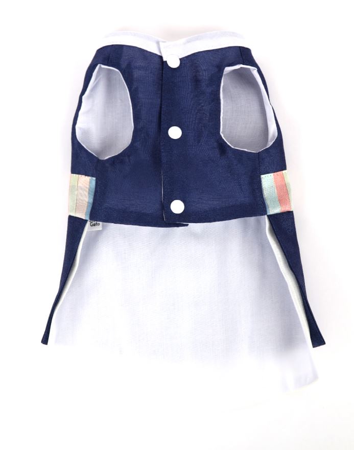 Navy Blue Pet Hanbok