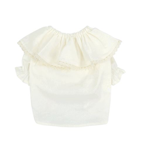 Elegance Ruffle Dog Blouse