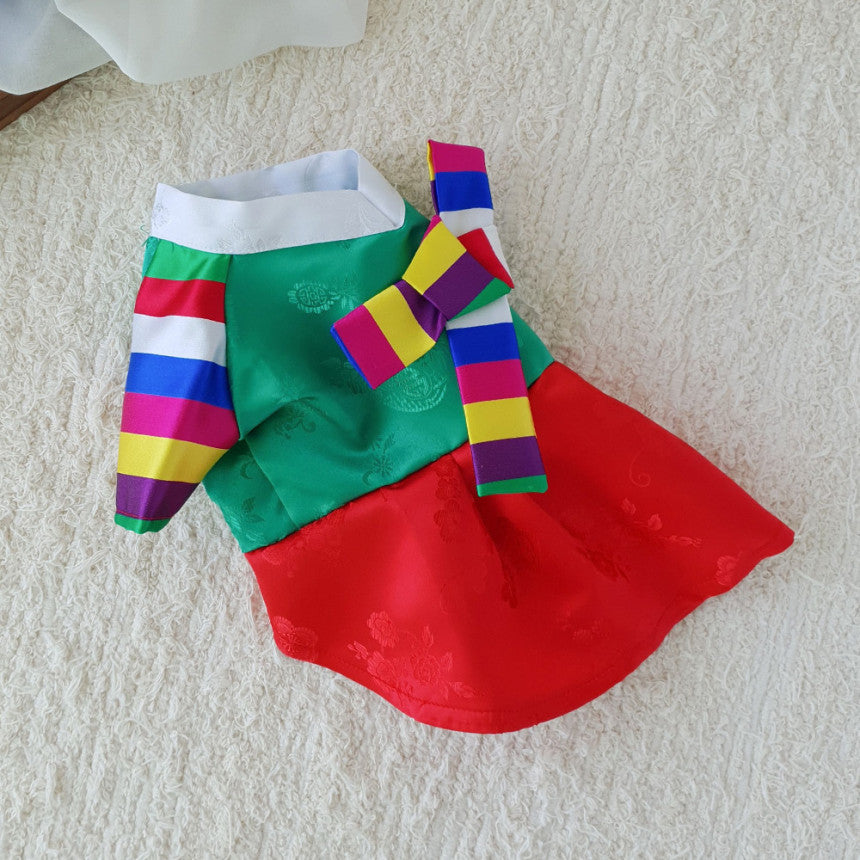 Korean Saekdong Pet Hanbok