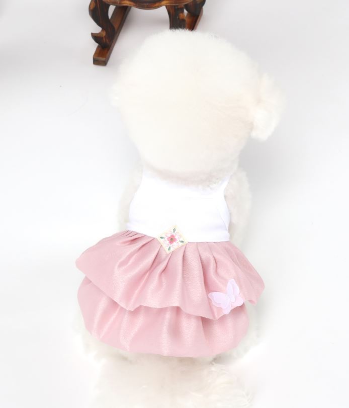 Organic Pink Pet Hanbok