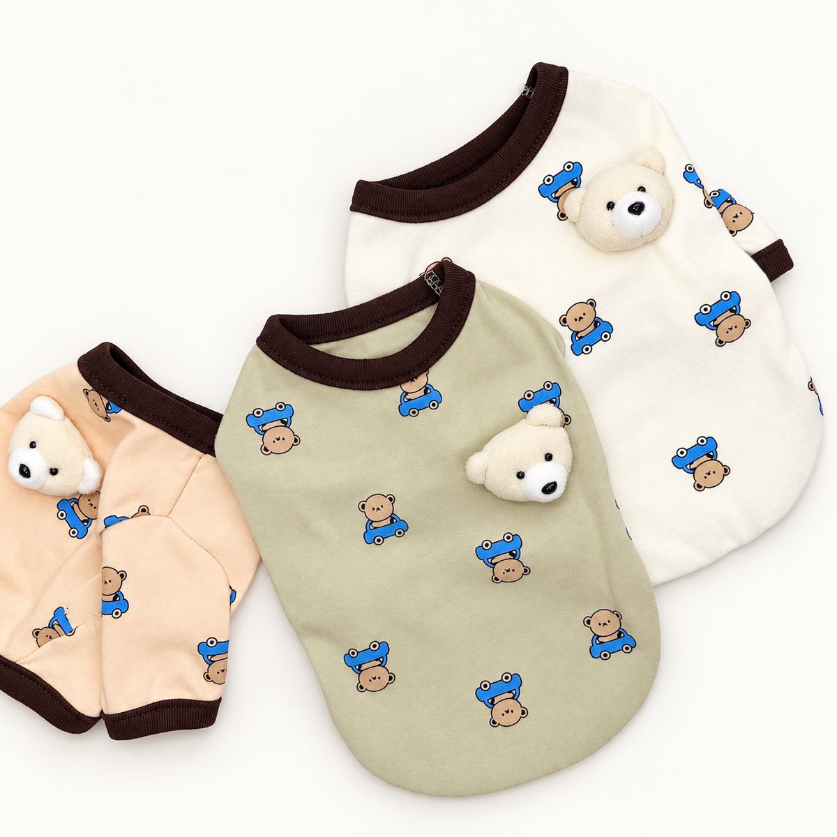 Teddy Bear Brooch Dog Shirt