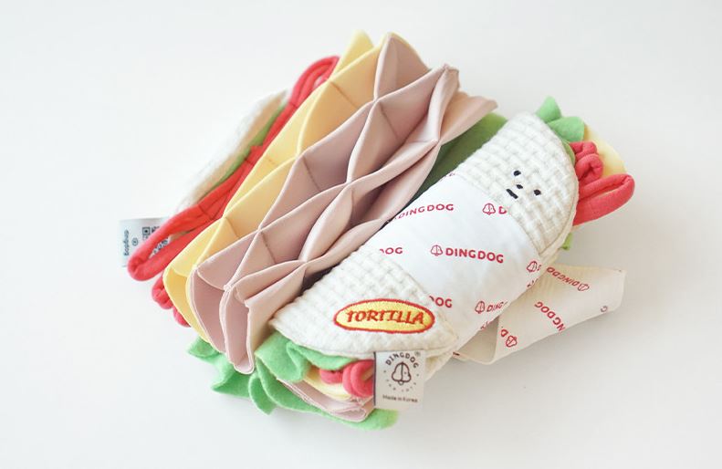 Tortilla Wrap Snuffle Dog Toy