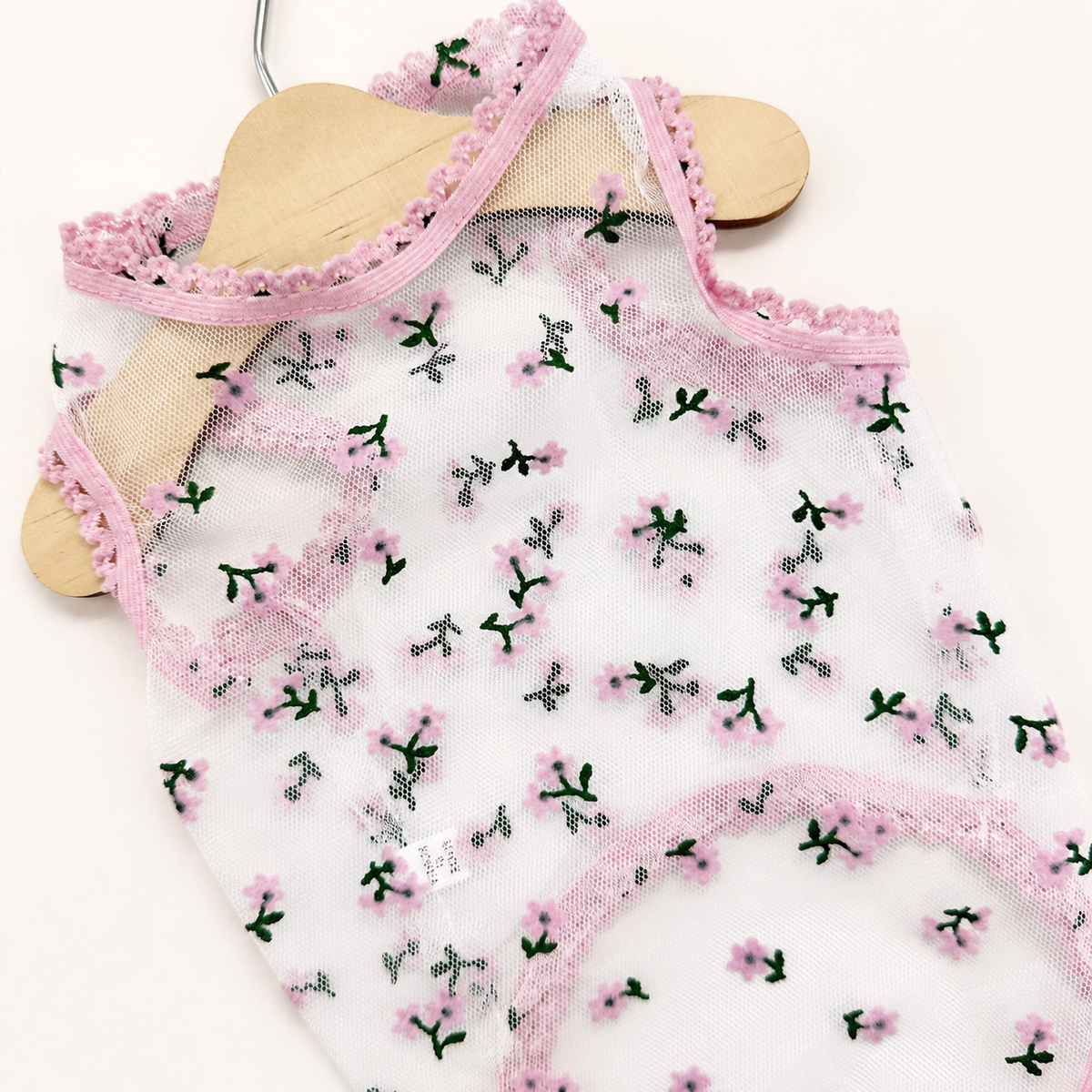 Floral Mesh Tee