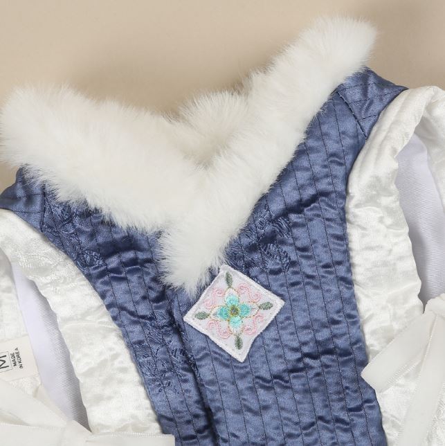 Royal Quilted Baeja Vest Pet Hanbok