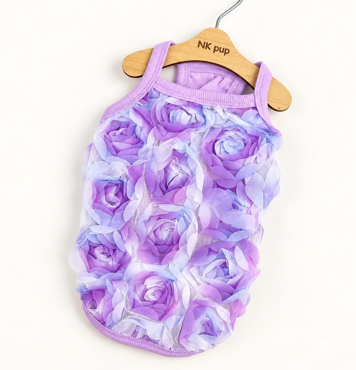 Rose Mesh Dog Tank Top