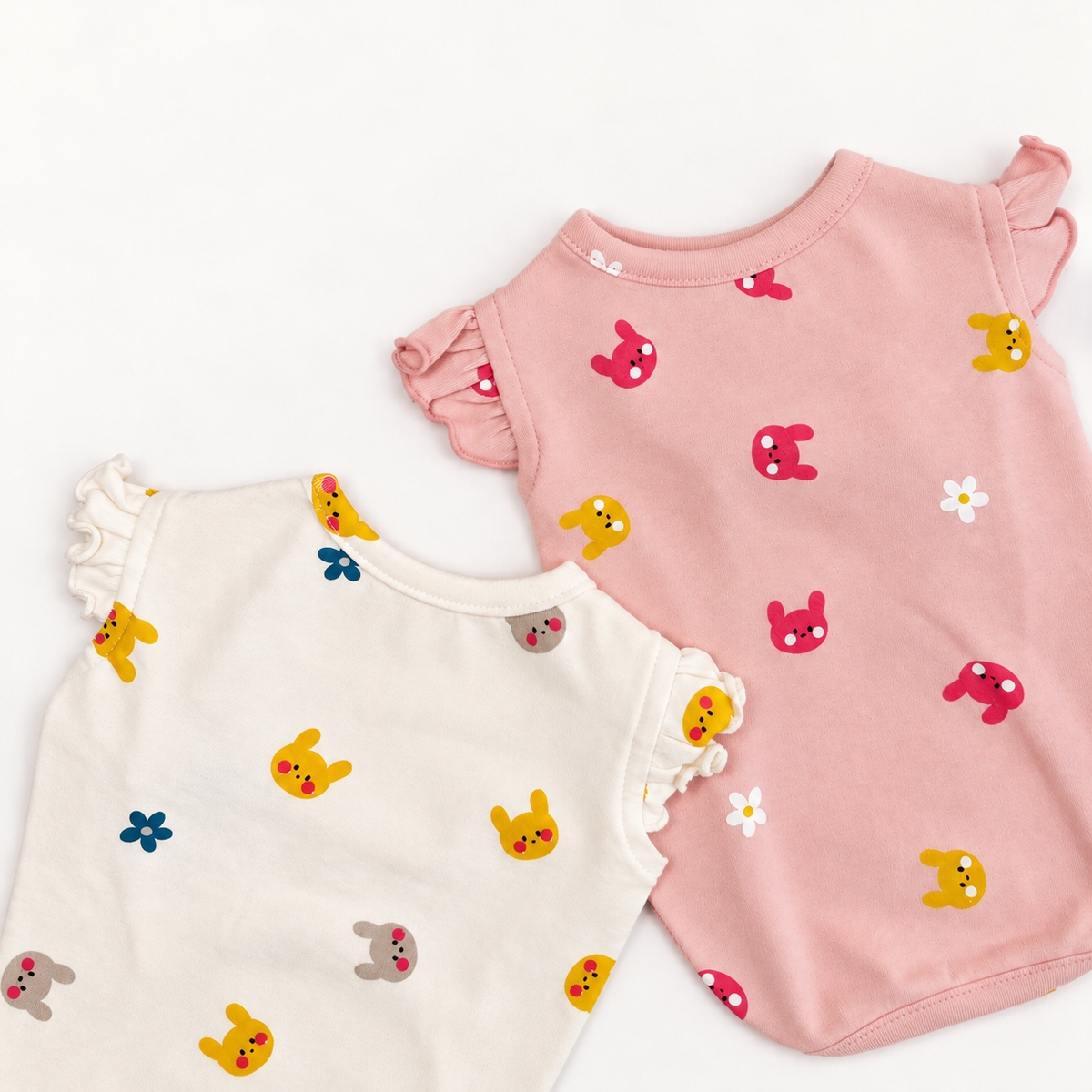 S-3XL, Bunny Print Dog Shirt