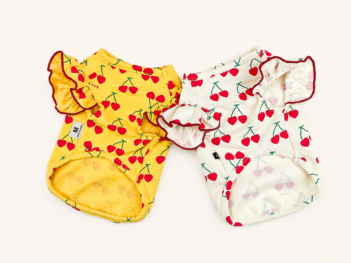 Love Cherry Puff Dog Shirt