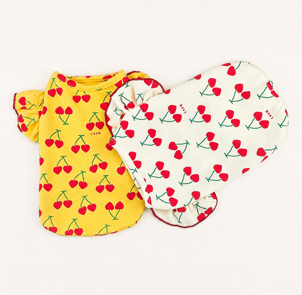 Love Cherry Puff Dog Shirt