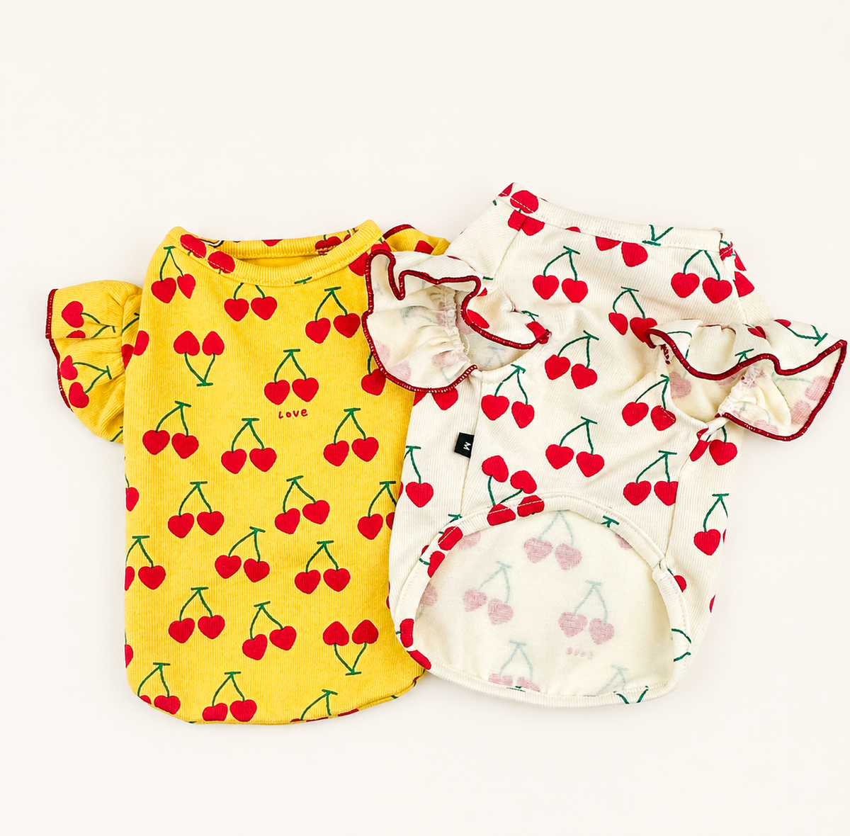 Love Cherry Puff Dog Shirt