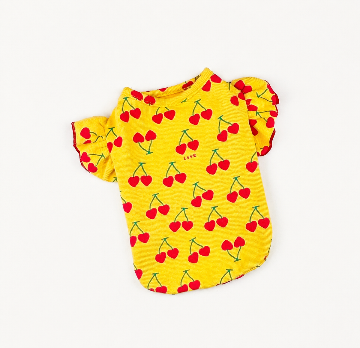 Love Cherry Puff Dog Shirt