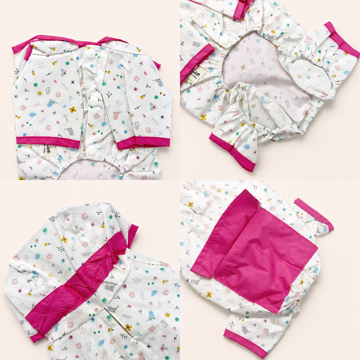 Sweet Garden Dog Raincoat