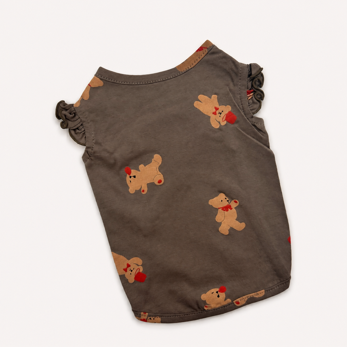 Teddy Ruffle Dog Shirt