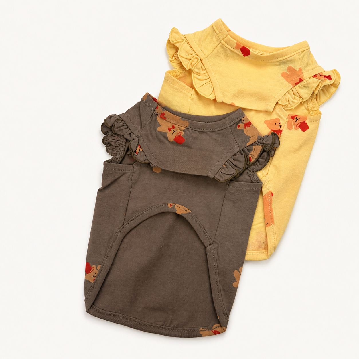 Teddy Ruffle Sleeve Top