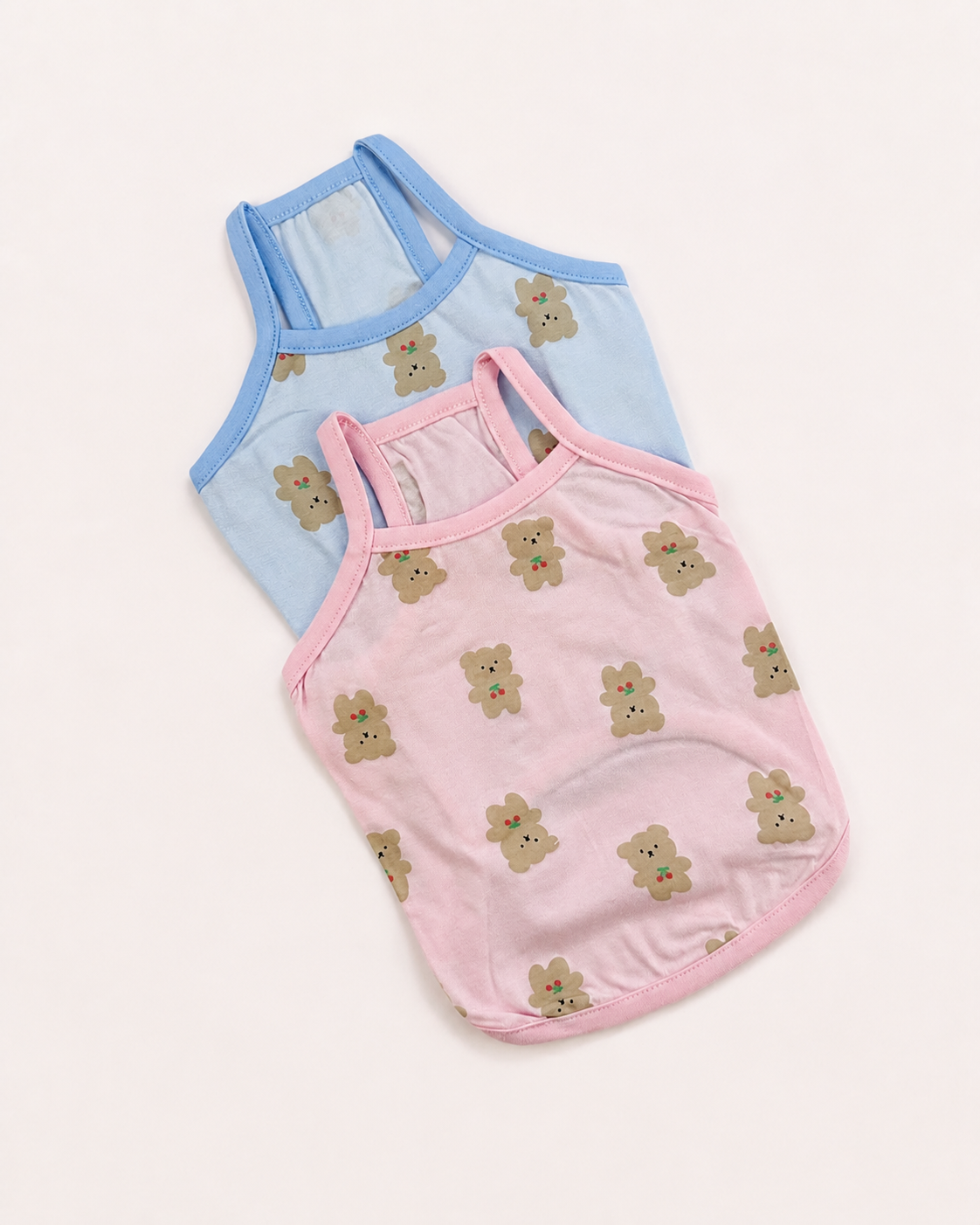 Teddy Popcorn Overall&Shirt