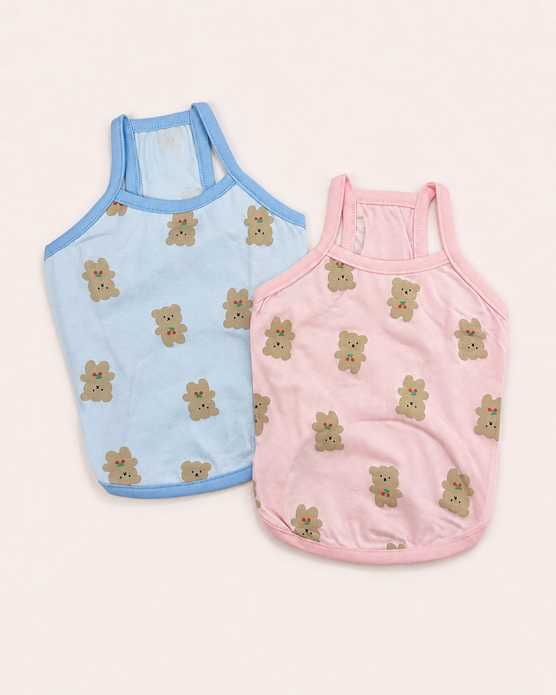 Teddy Popcorn Overall&Shirt