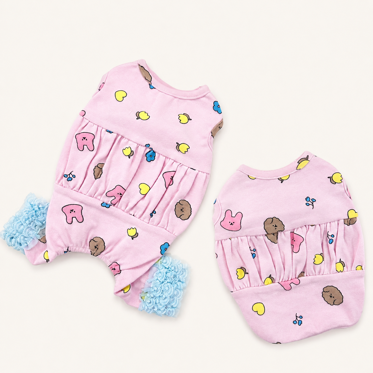 Bunny Bubble Top&Overall
