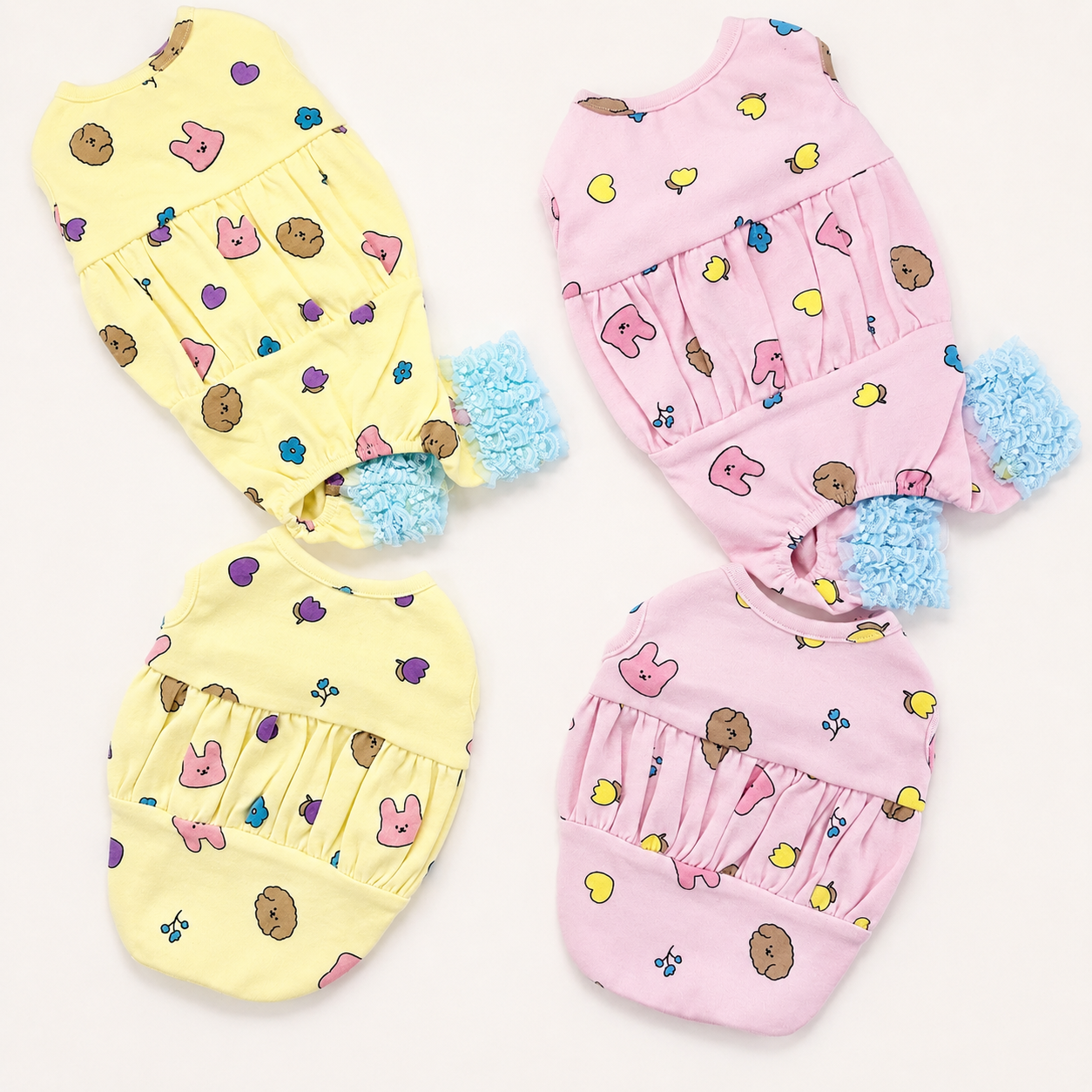 Bunny Bubble Top&Overall