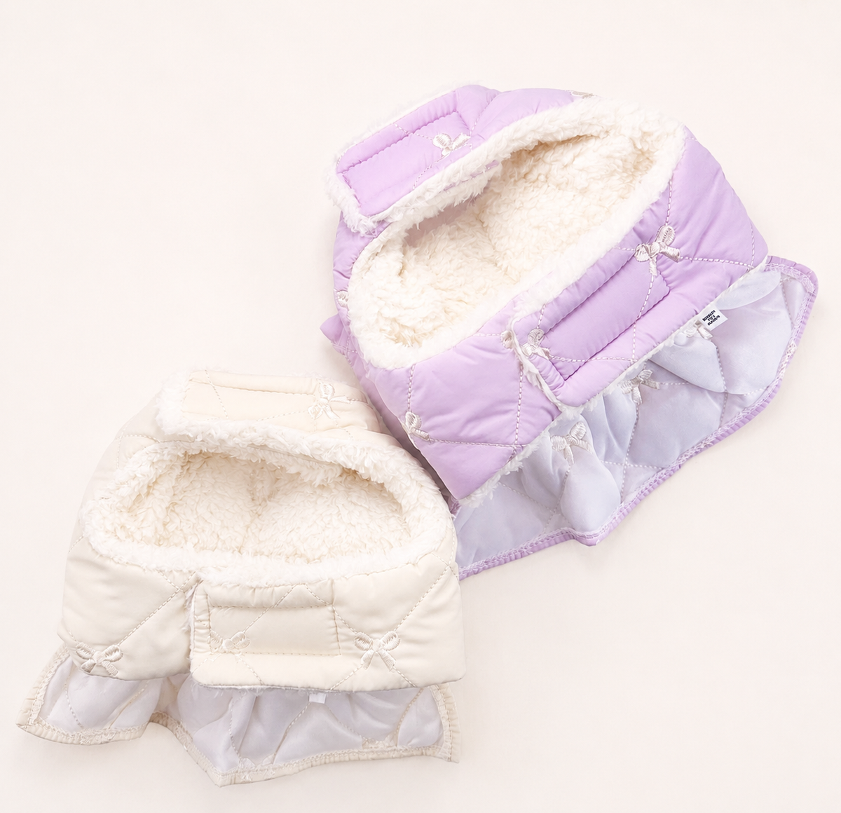 Bow Padded D-Ring Dog Vest