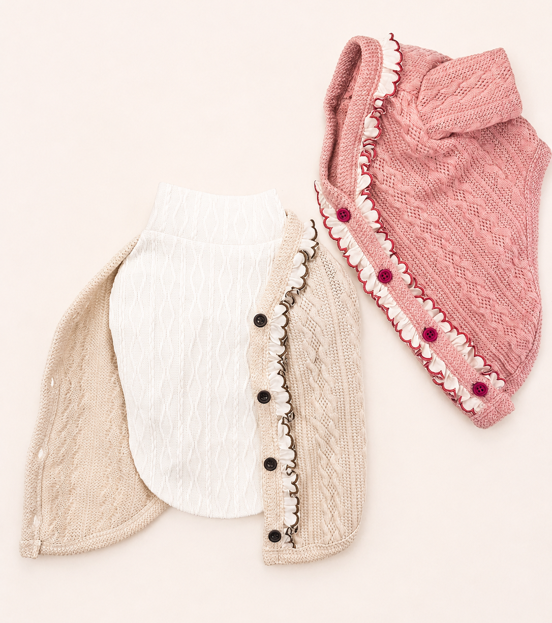 Ruffle Knit Cardigan
