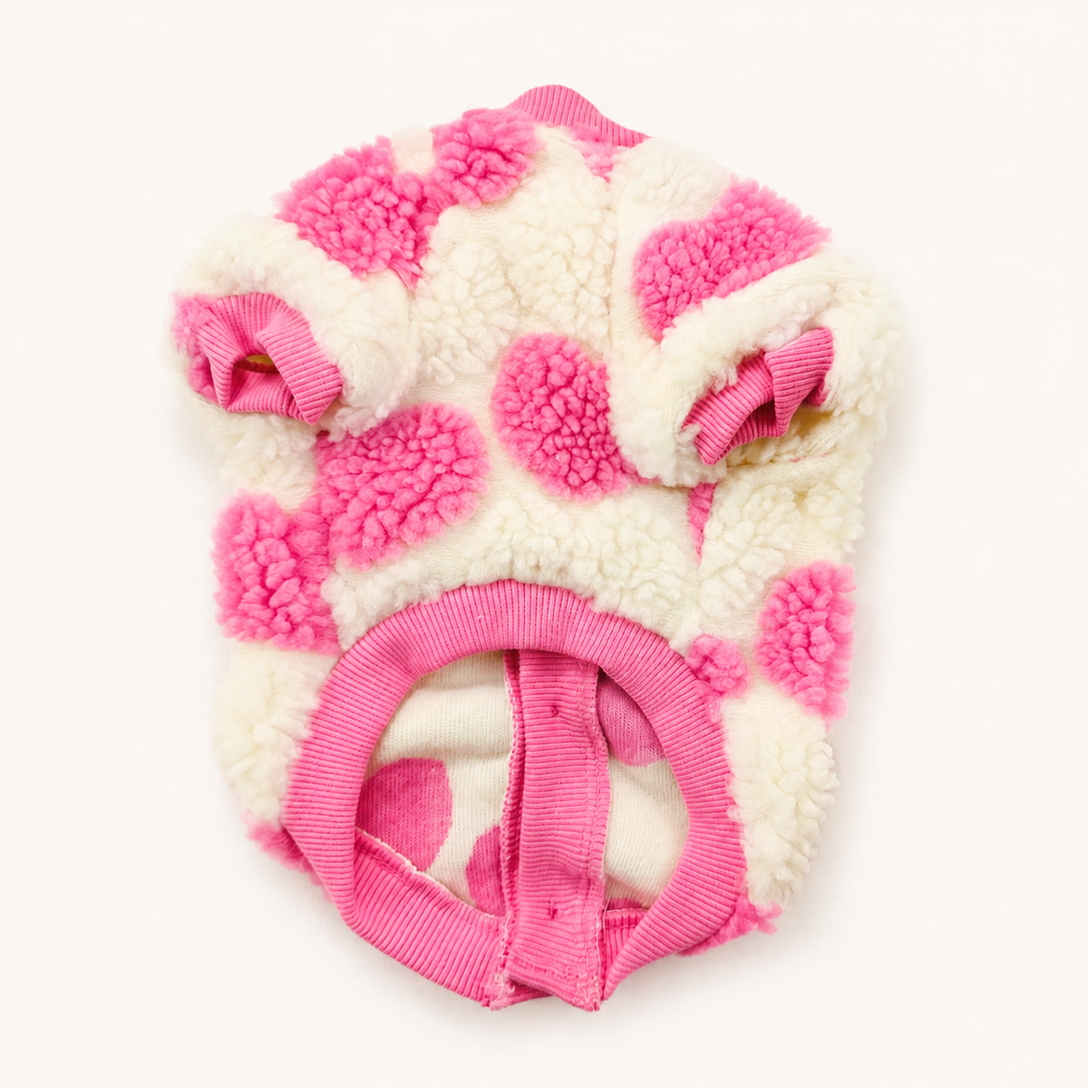 Fluffy Pattern Dog Cardigan