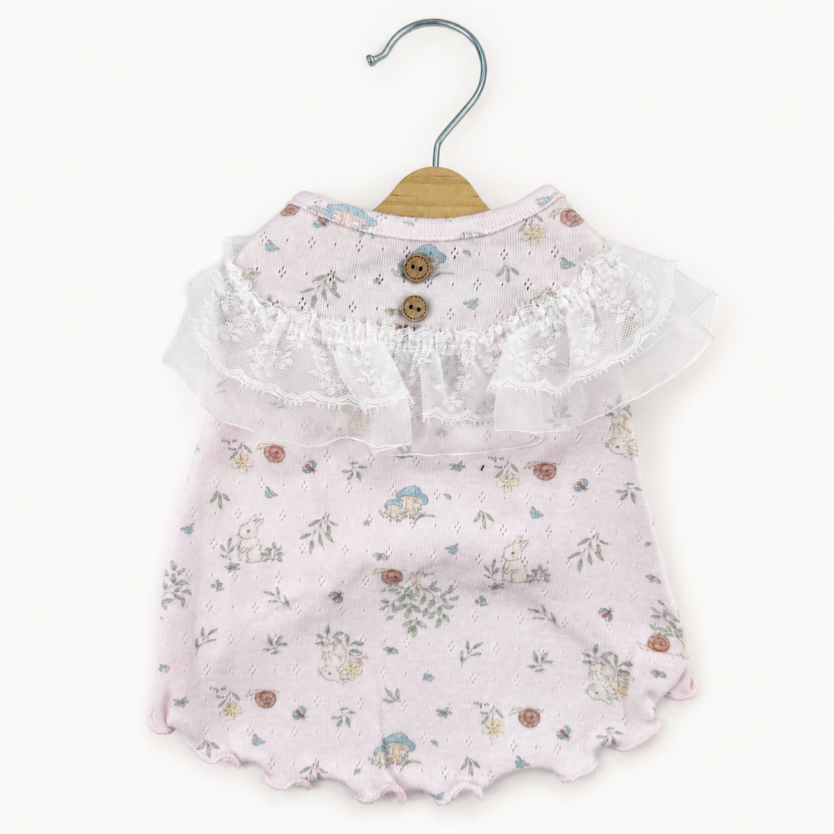 Bunny Eyelet Dog Dress