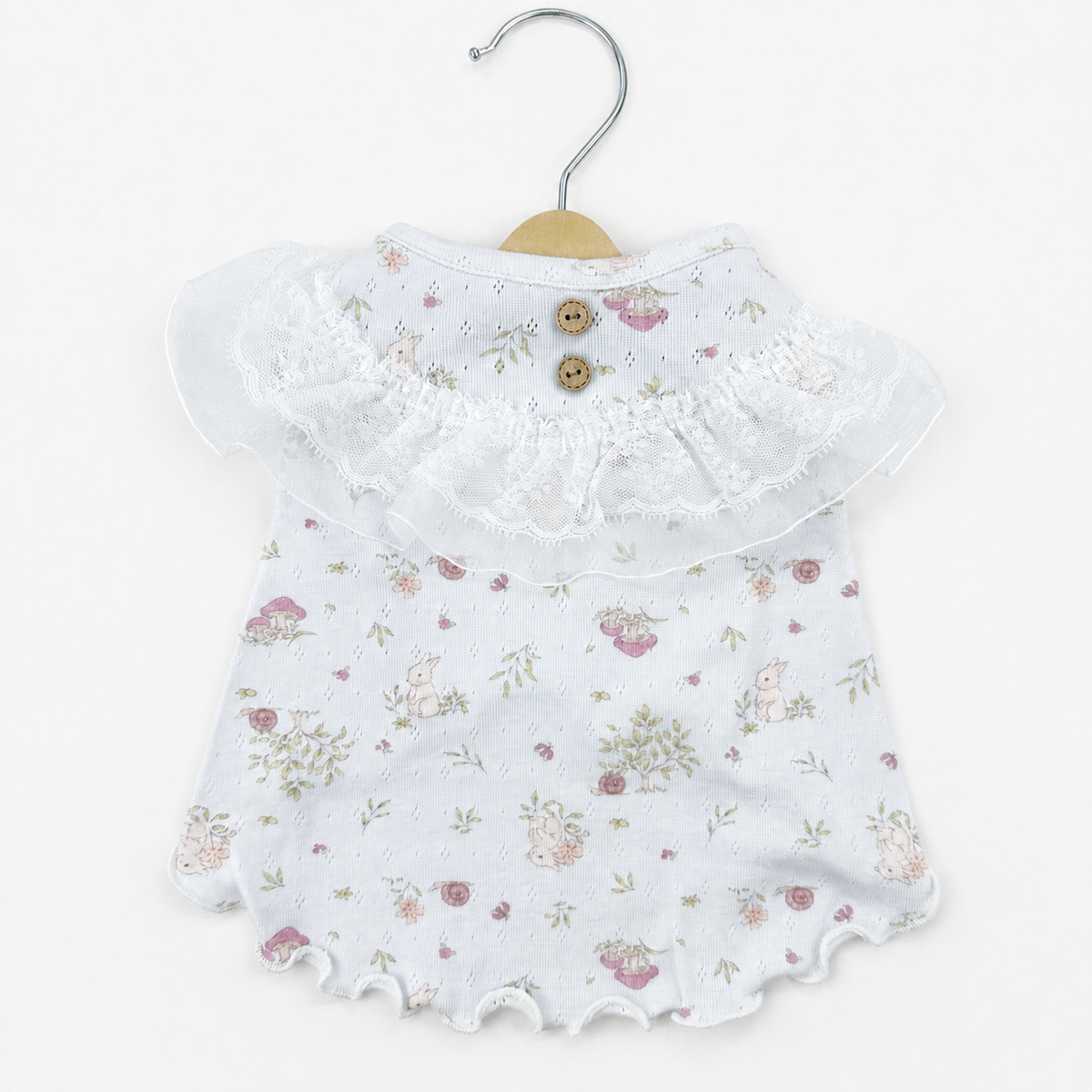 Bunny Eyelet Dog Dress