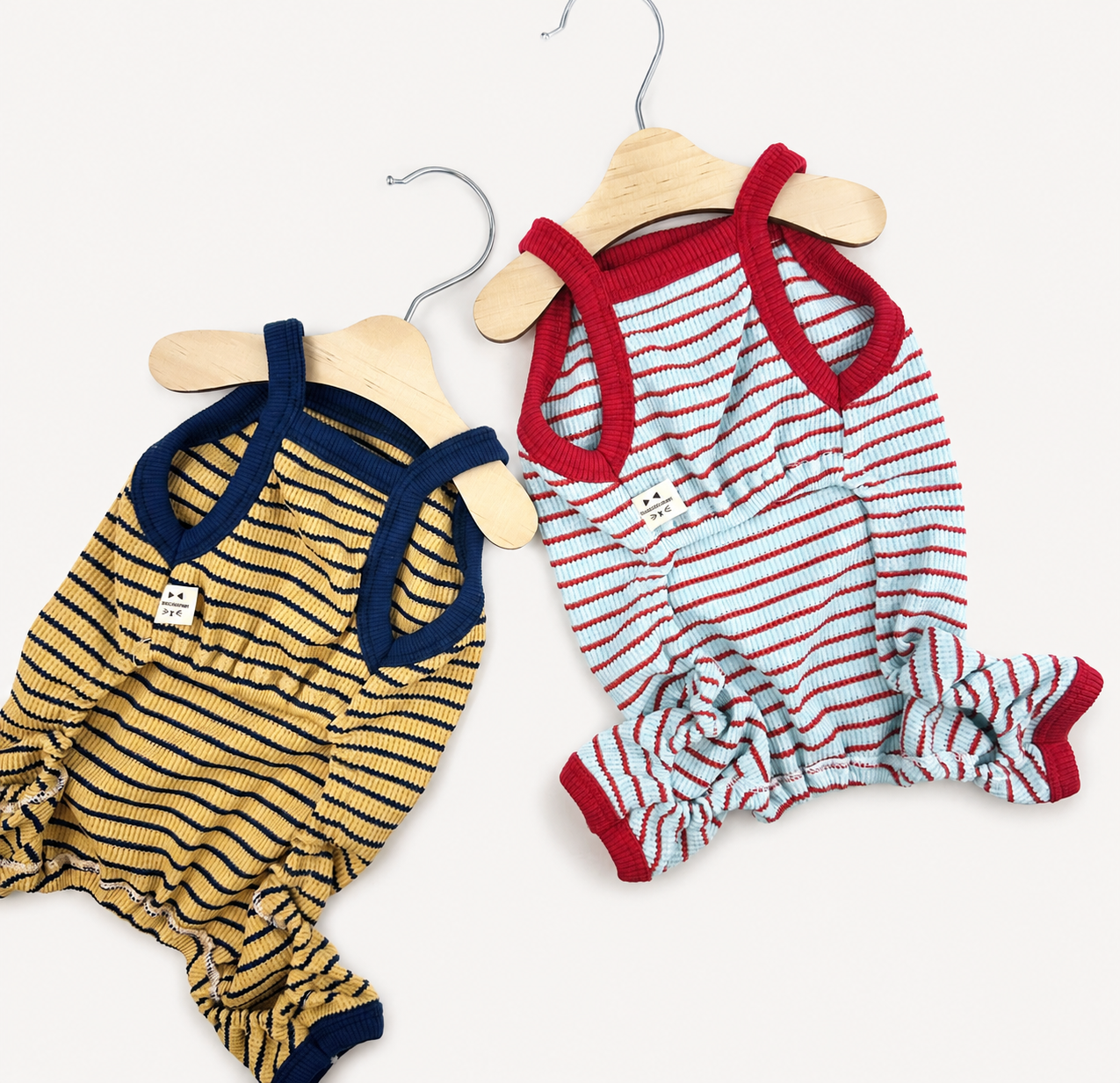Frog Stripe Stretch Overall