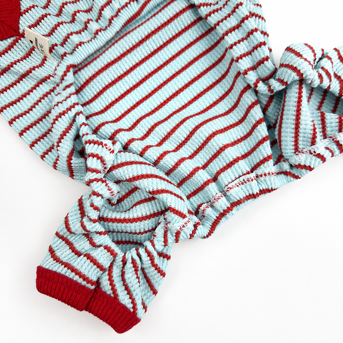 Frog Stripe Dog Overall