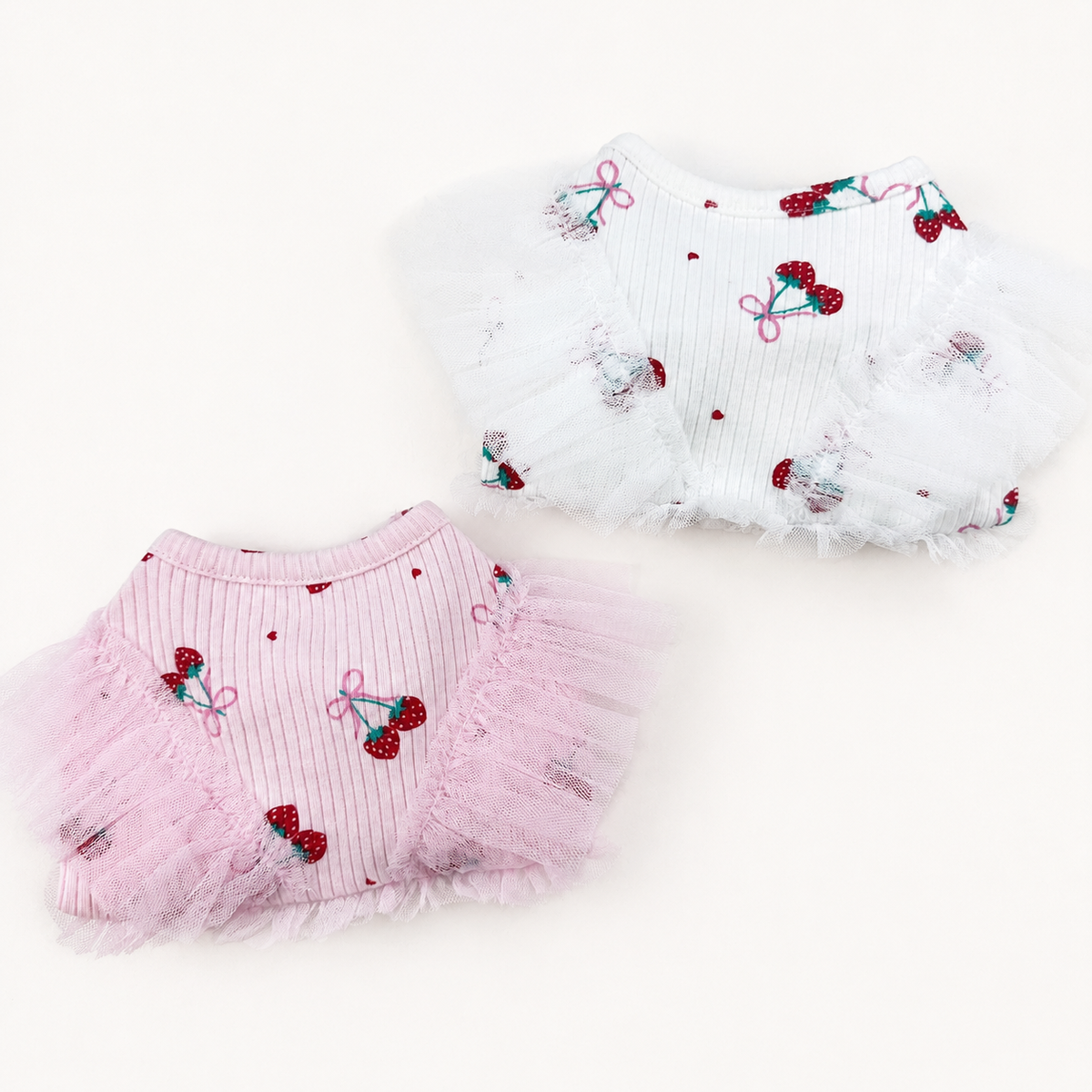 Cherry Tulle Dog Dress