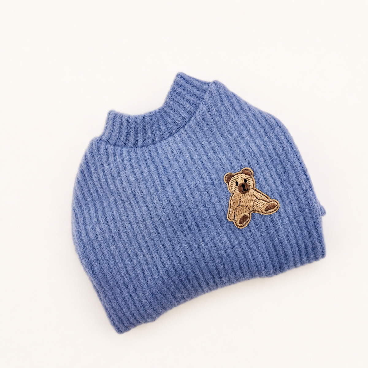 Teddy Bear Knit Dog Sweater