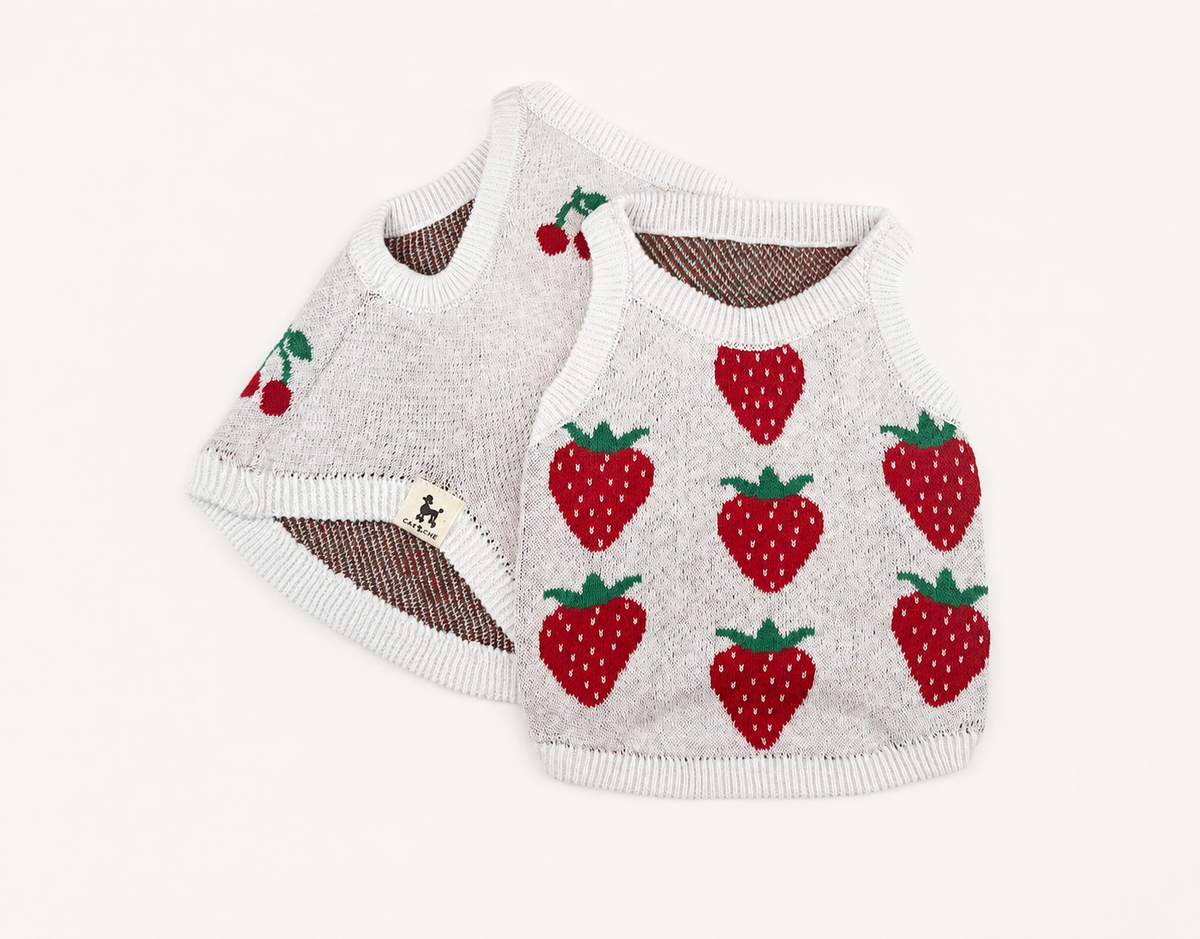 Fruit Knit Dog Tank Top