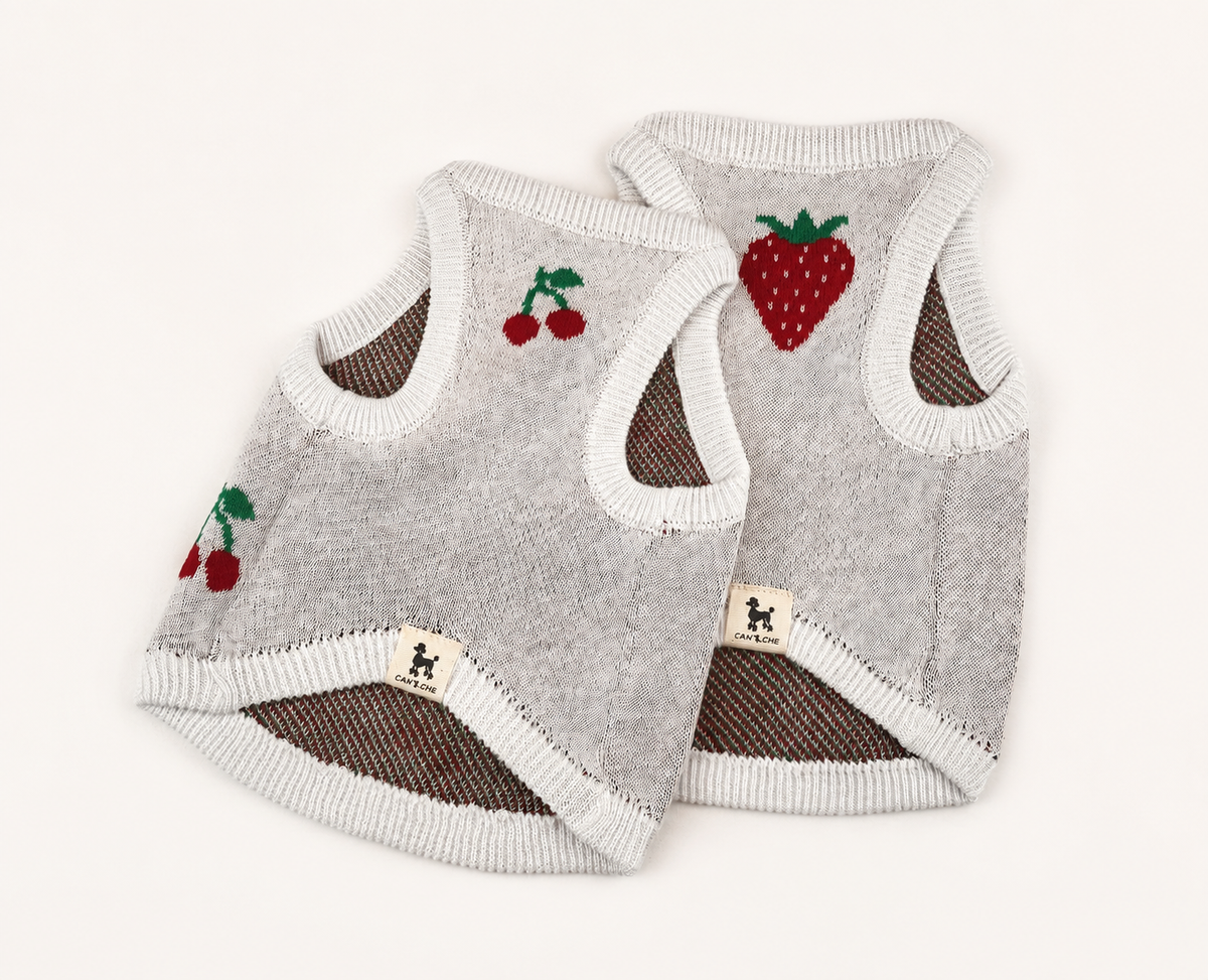 Fruit Knit Dog Tank Top