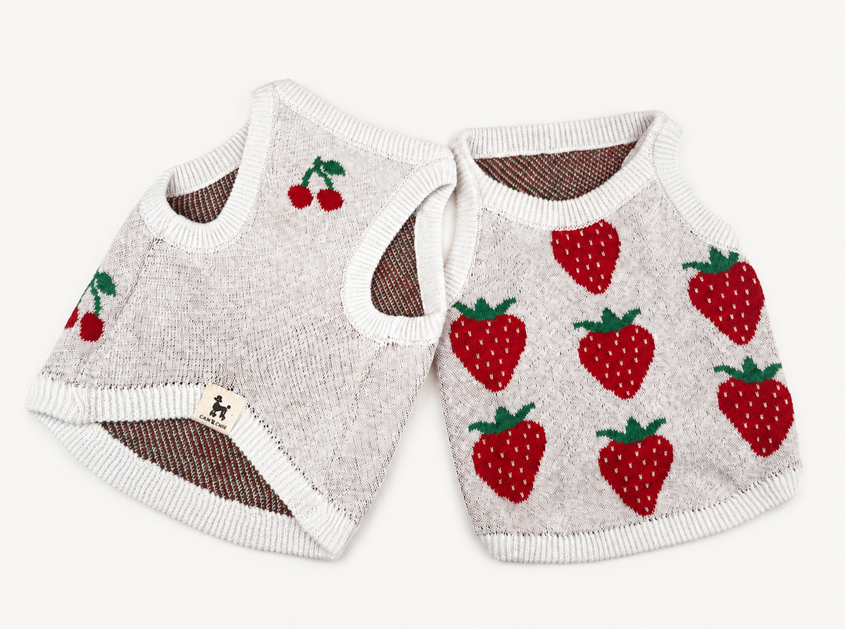 Fruit Knit Dog Tank Top