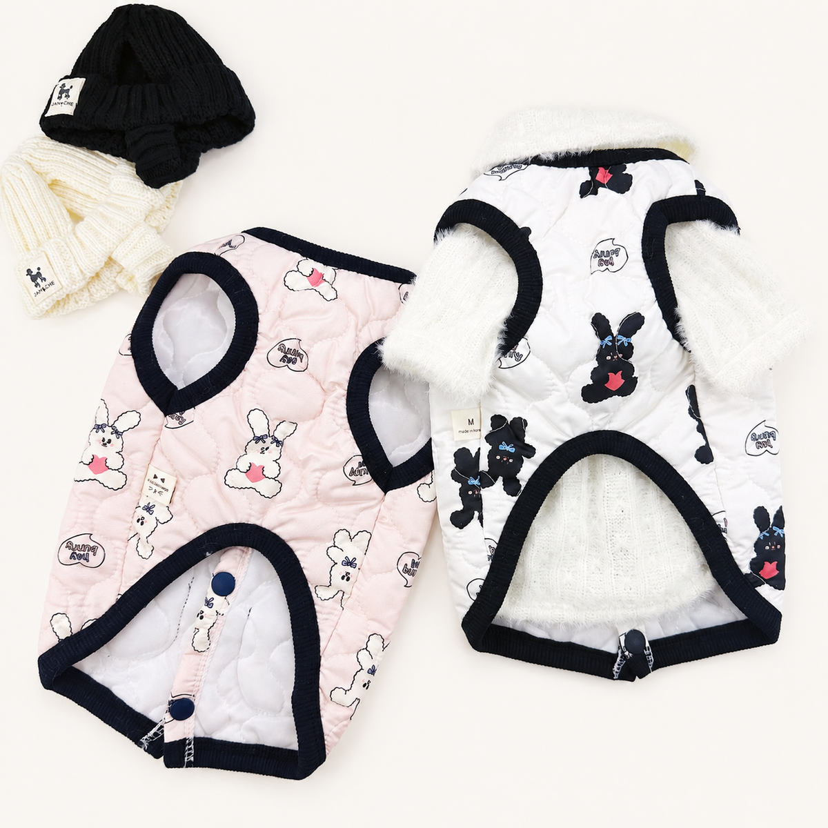 Bunny Quilted Dog Vest