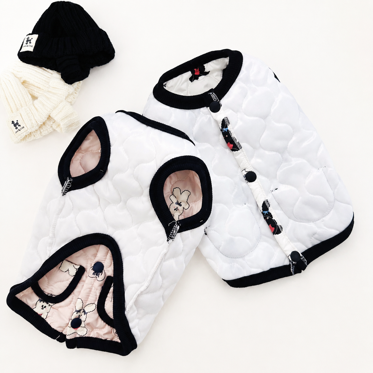 Bunny Quilted Dog Vest