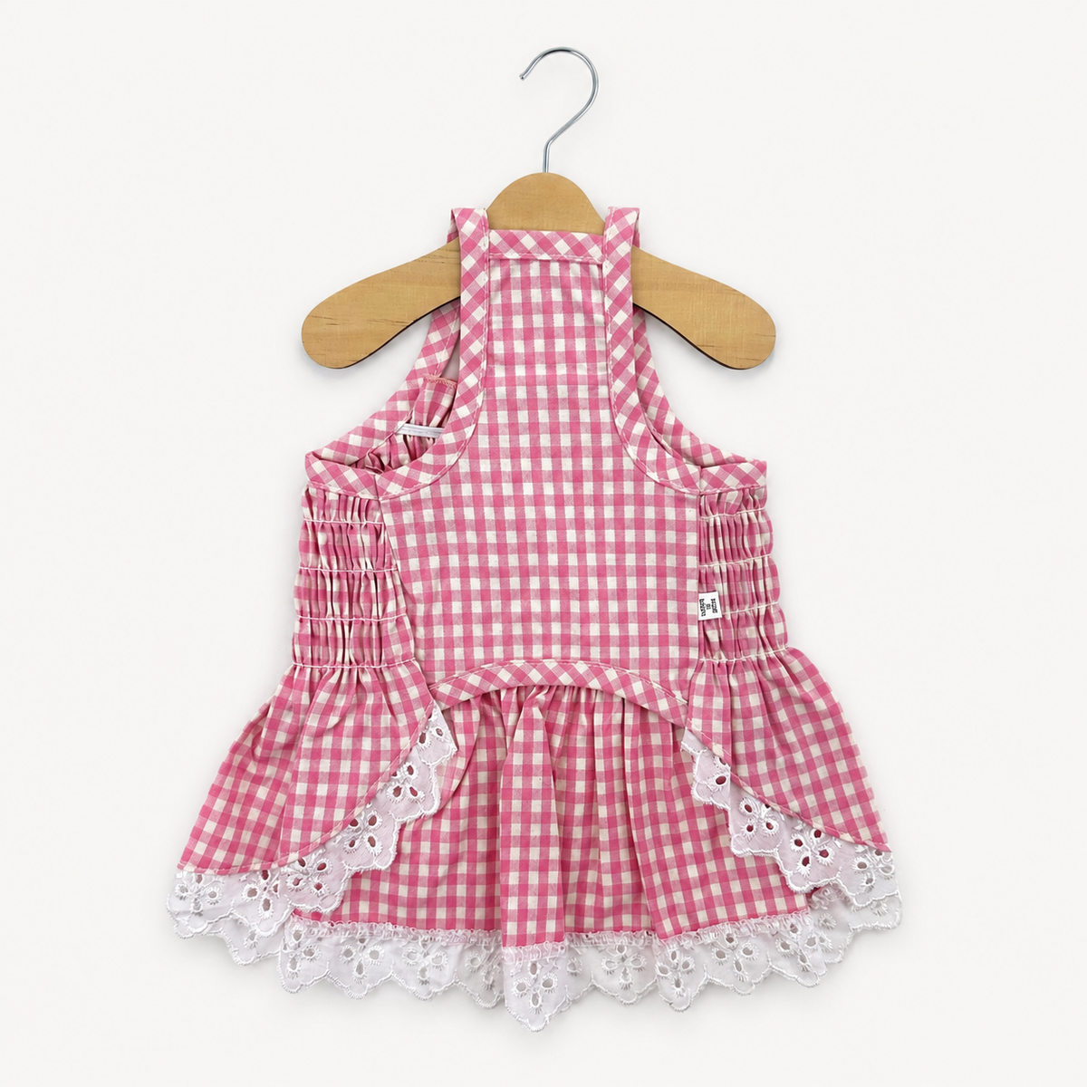 Gingham Lace Dress