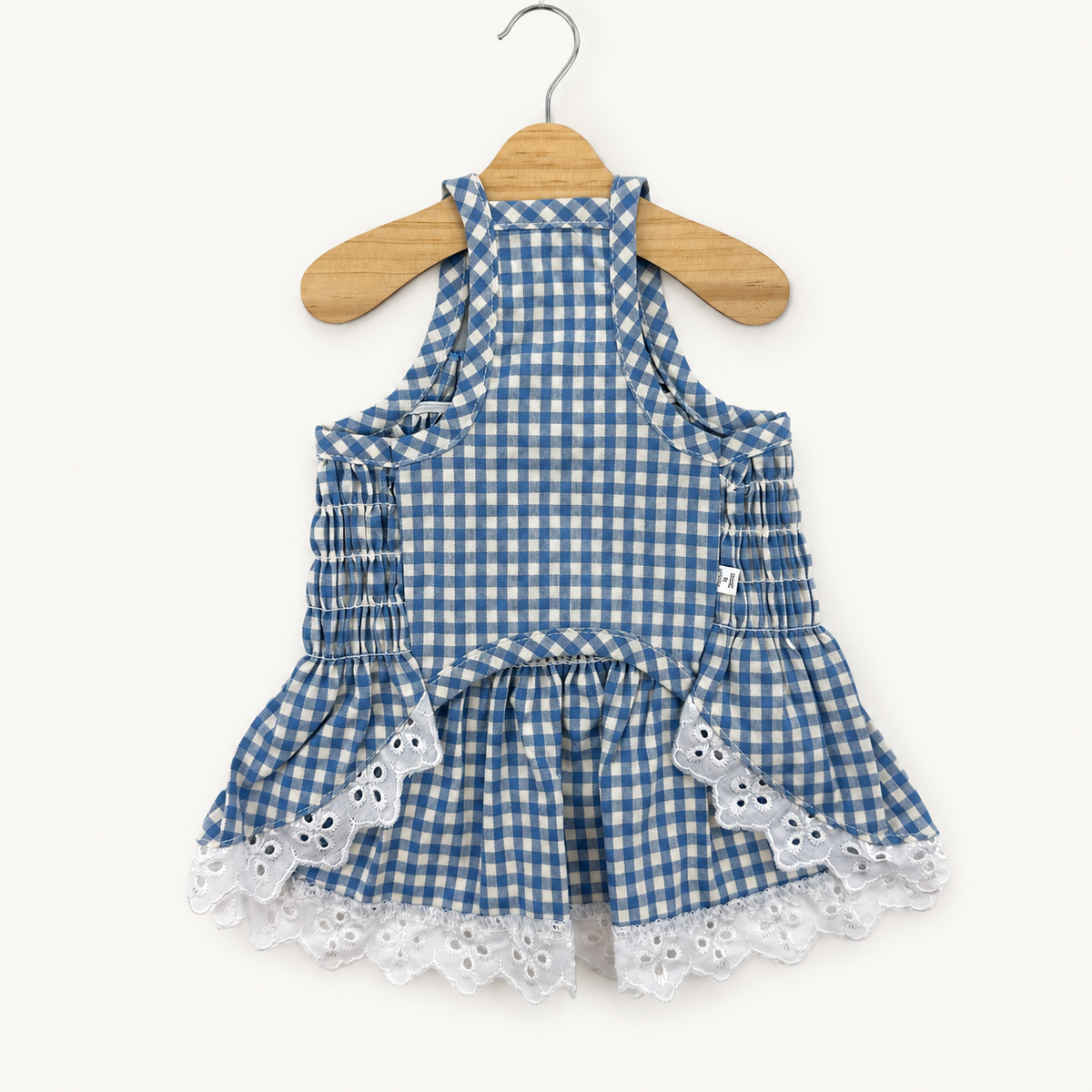Gingham Lace Dress