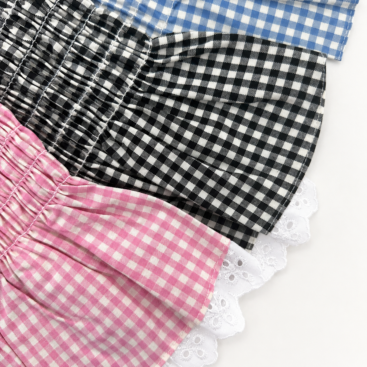 Gingham Lace Dress