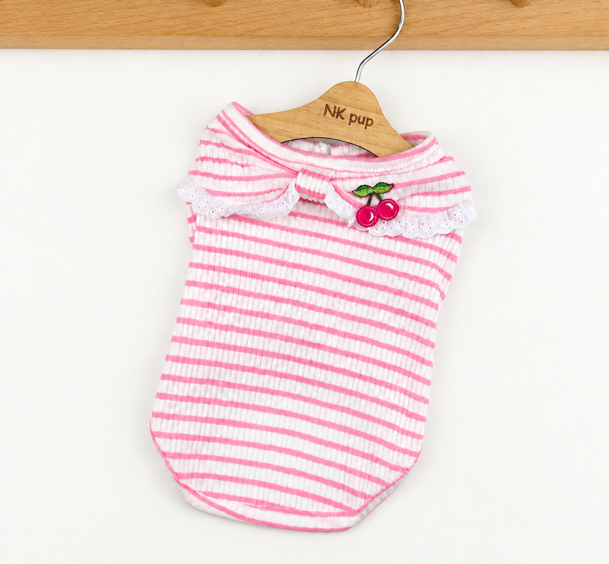 Cherry Lace Stripe Tee