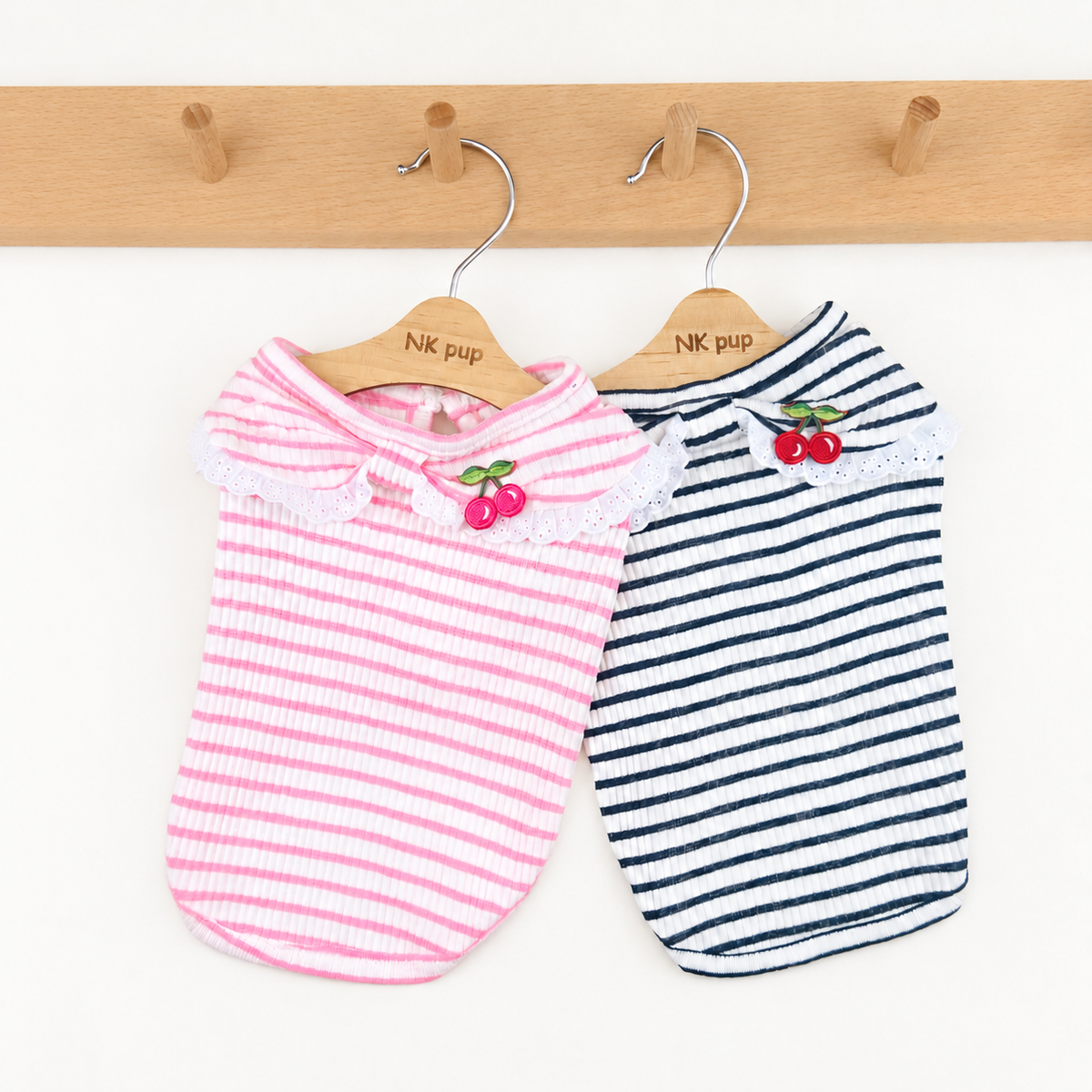 Cherry Lace Stripe Tee