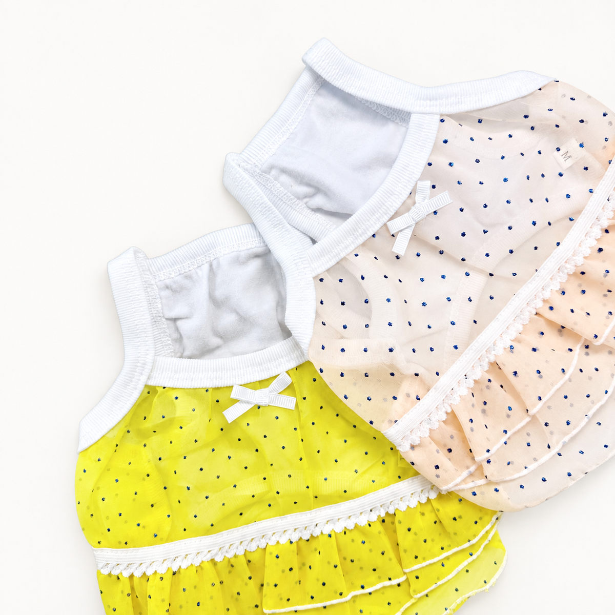 Sweet Dot Mesh Dog Crop Top
