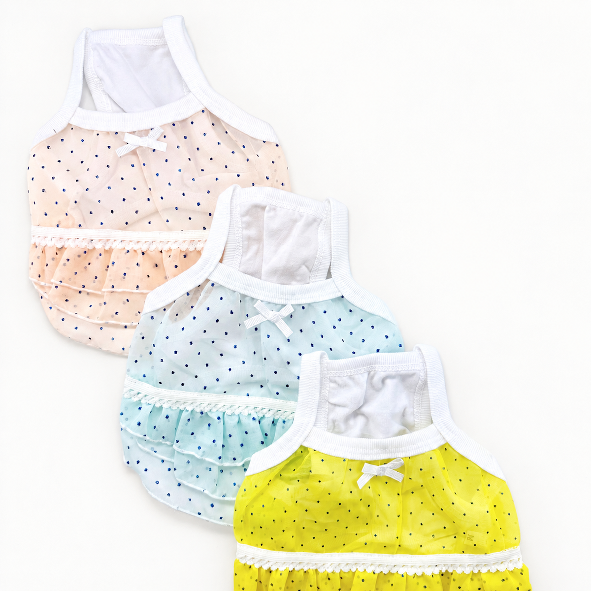 Sweet Dot Mesh Dog Crop Top