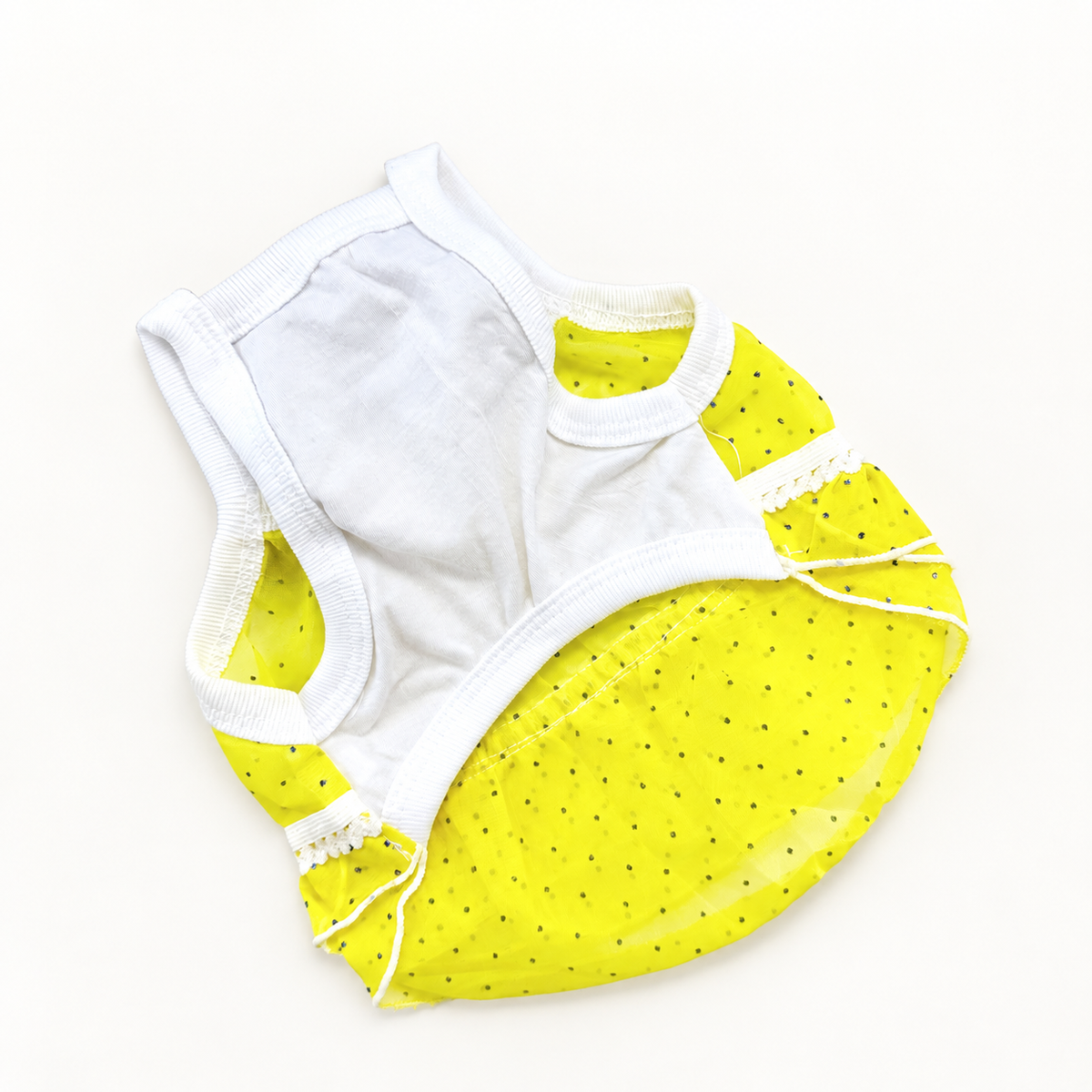 Sweet Dot Mesh Dog Crop Top