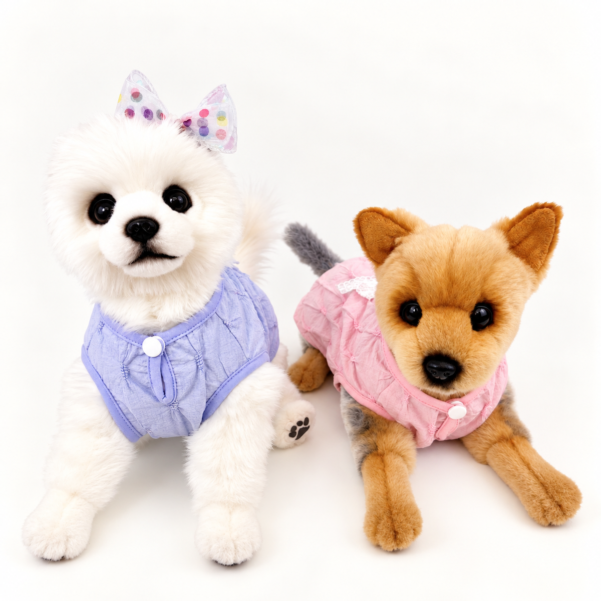 Lace Bow D-Ring Dog Shirt