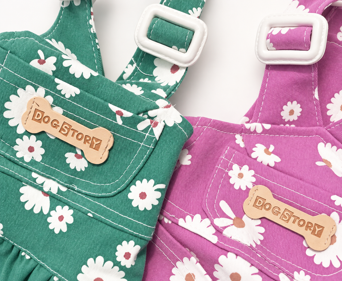 Daisy Dog Suspender Dress