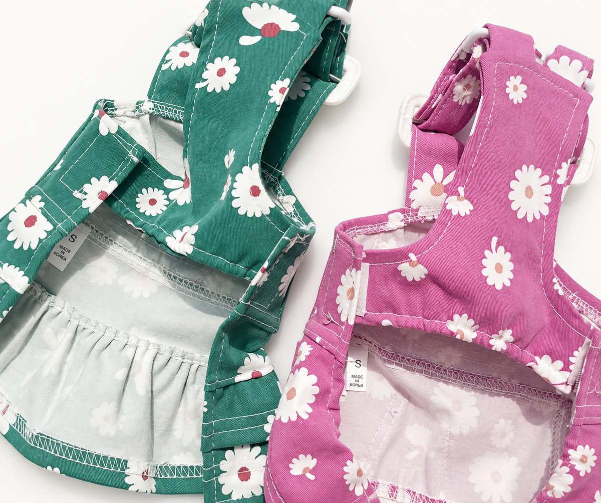 Daisy Dog Suspender Dress