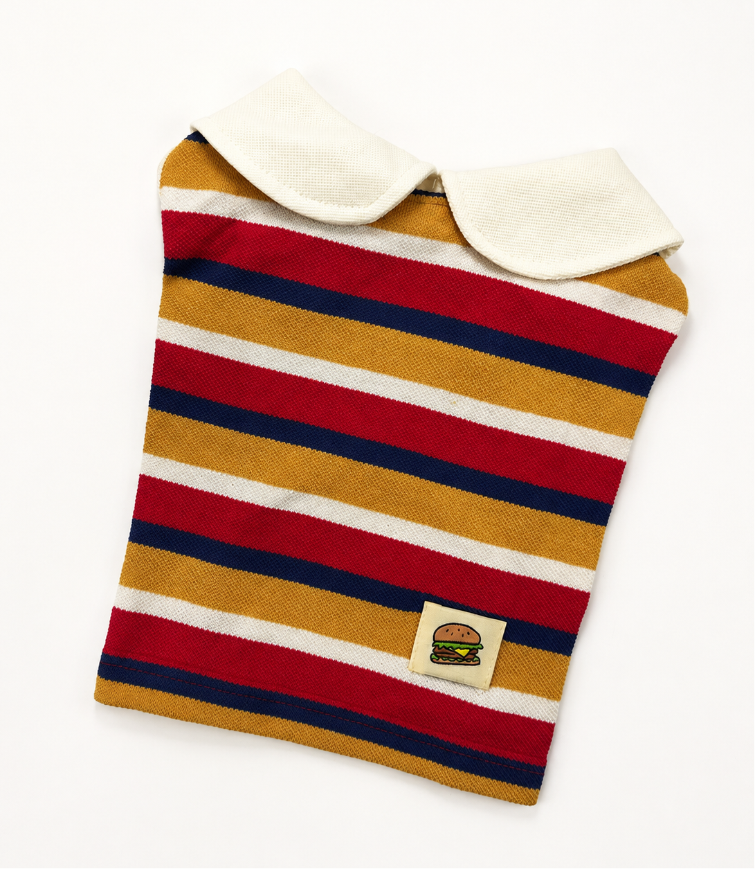 Retro Stripe Collar Shirt