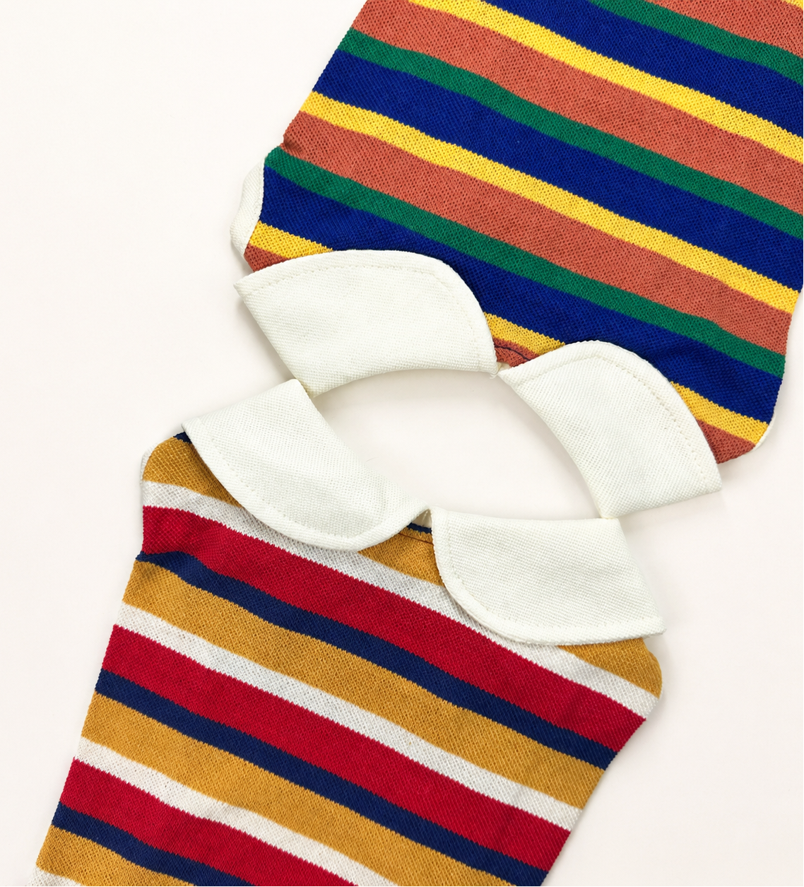 Retro Stripe Collar Shirt